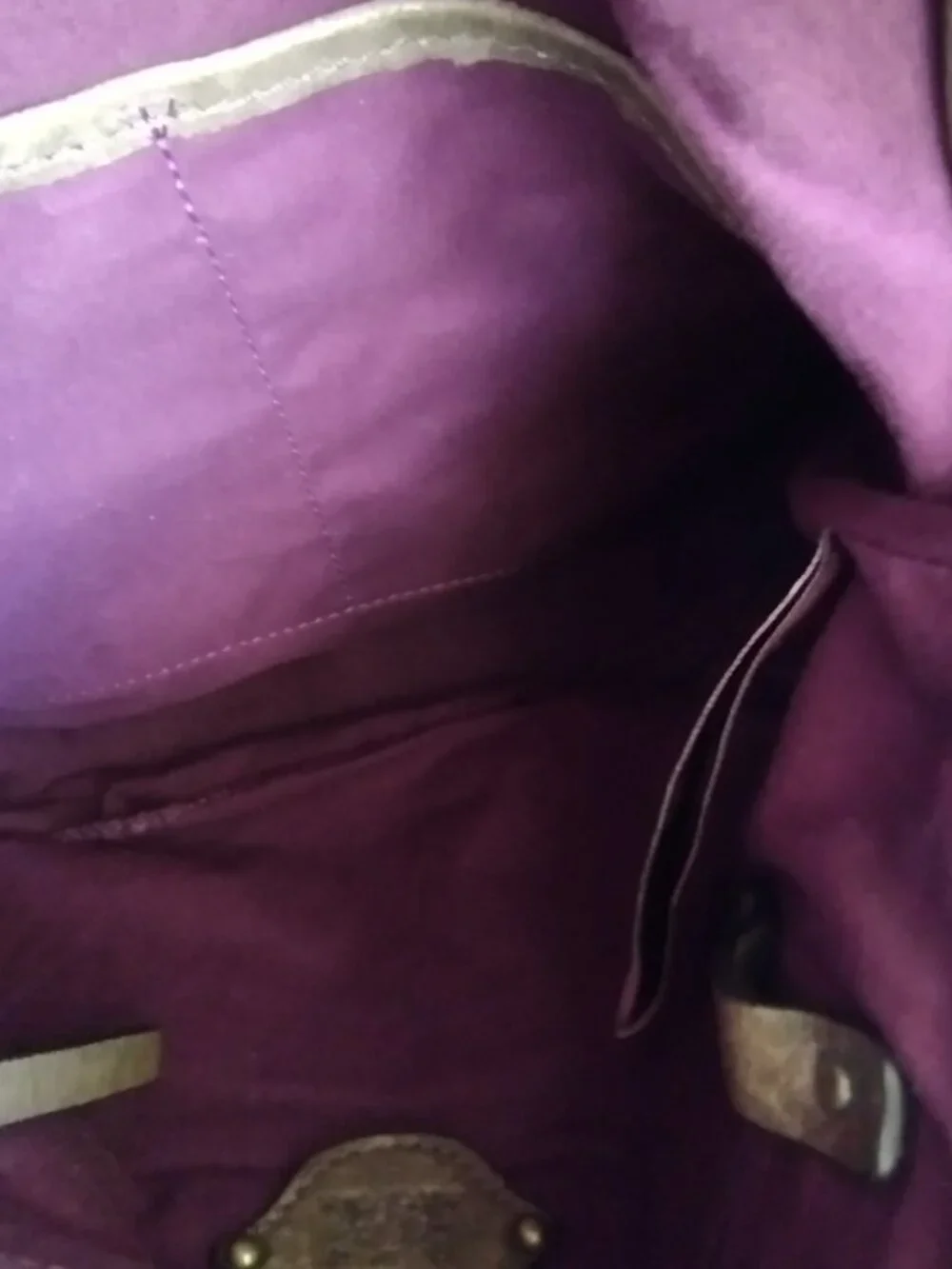Juicy Couture Vintage Y2K Leather Shoulder Bag Brown Lambskin